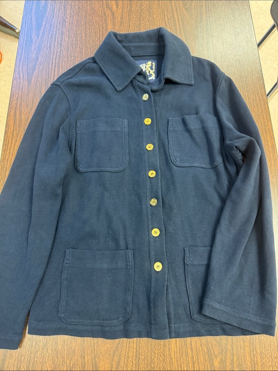 St. John Jackets & Blazers - St. John Navy Polo with Gold Crest Embroidery